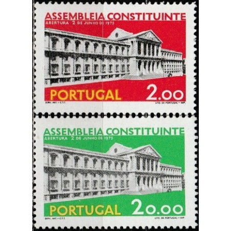 Portugalijos pašto ženklai (1975). Steigiamasis parlamentas (asamblėja)