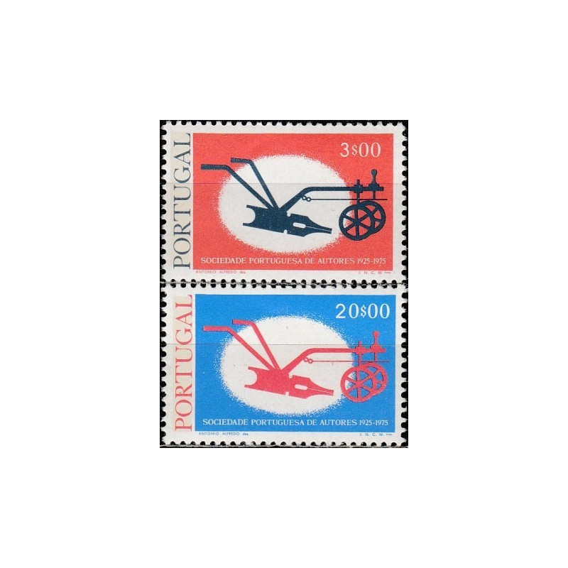 Portugal stamps (1976) for sale. Society of the writers