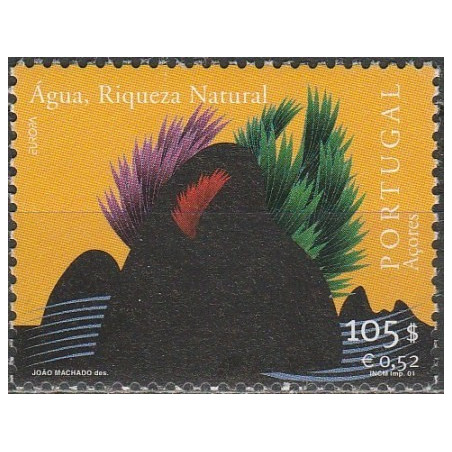Azorų pašto ženklai (2001). Vandens ištekliai