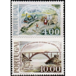 Portugalijos pašto ženklai (1977). Geležinkelių transportas