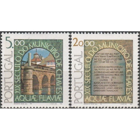 Portugal stamps (1978) for sale. History of cities (Chaves)