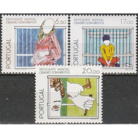 Portugalijos pašto ženklai (1979). Neįgalųjų integracija