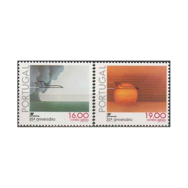 Portugalijos pašto ženklai (1979). Aviacija