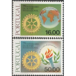 Portugalijos pašto ženklai (1980). Rotary International