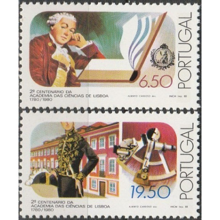 Portugalijos pašto ženklai (1980). Mokslų akademija