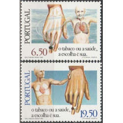 Portugalijos pašto ženklai (1980). Kampanija prieš rūkymą