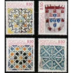 Portugalijos pašto ženklai (1981). Keramika (Azulechas)