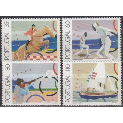 Portugalijos pašto ženklai (1991). Olimpinės sporto šakos