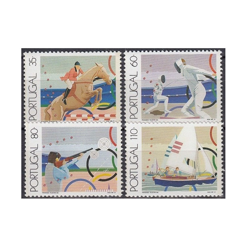 Portugalijos pašto ženklai (1991). Olimpinės sporto šakos