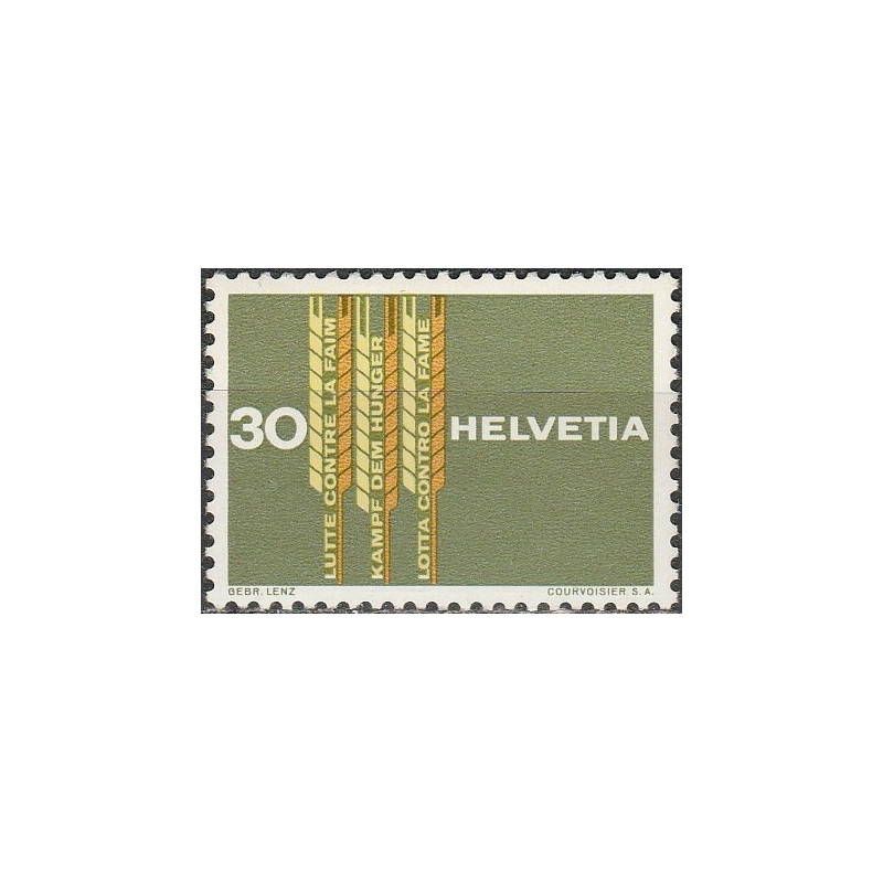 Šveicarijos pašto ženklai (1963). FAO kampanija prieš badą