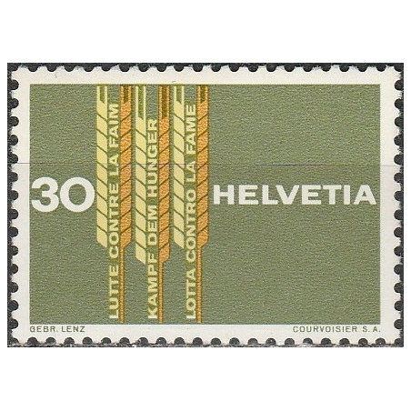 Šveicarijos pašto ženklai (1963). FAO kampanija prieš badą