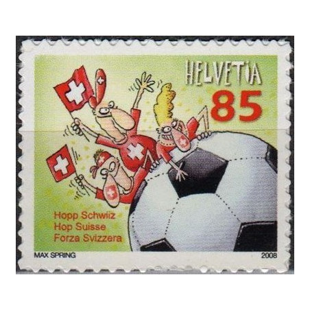 Switzerland stamps (2008) for sale. Go Switzerland (Soccer)