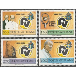 Vatikano pašto ženklai (1981). Vatikano radijas, Jonas Paulius II