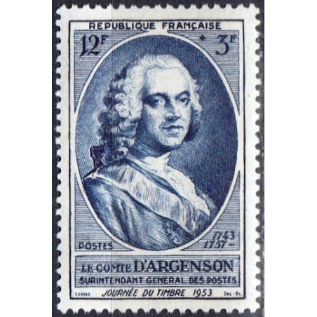Prancūzijos pašto ženklai (1953). Pašto ženklo diena