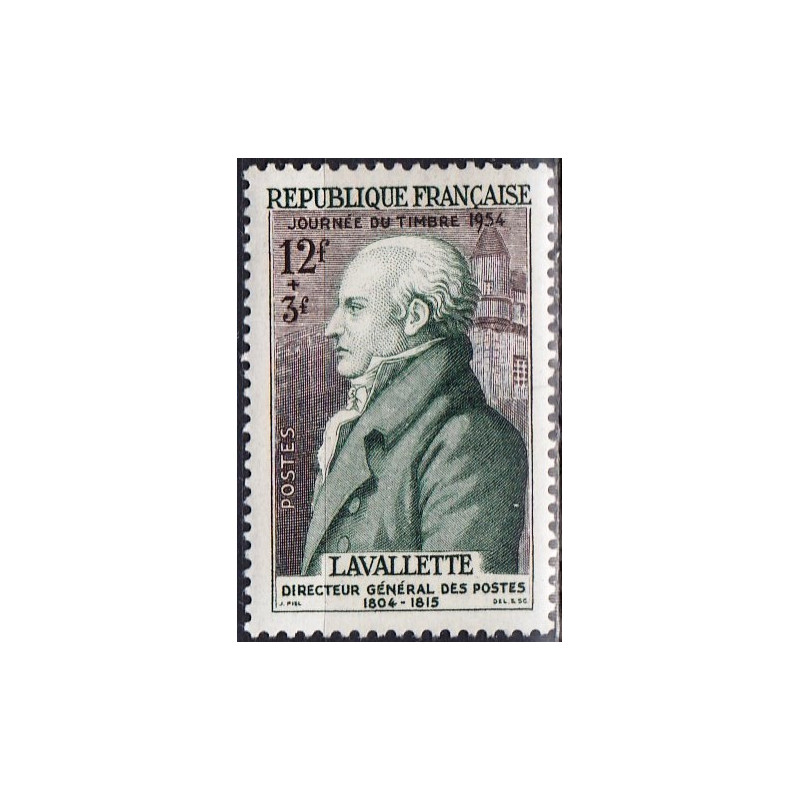 Prancūzijos pašto ženklai (1954). Pašto ženklo diena