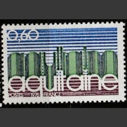 Prancūzijos pašto ženklai (1976). Turizmas