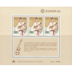 Madeiros pašto ženklai (1985). Europos muzikos metai