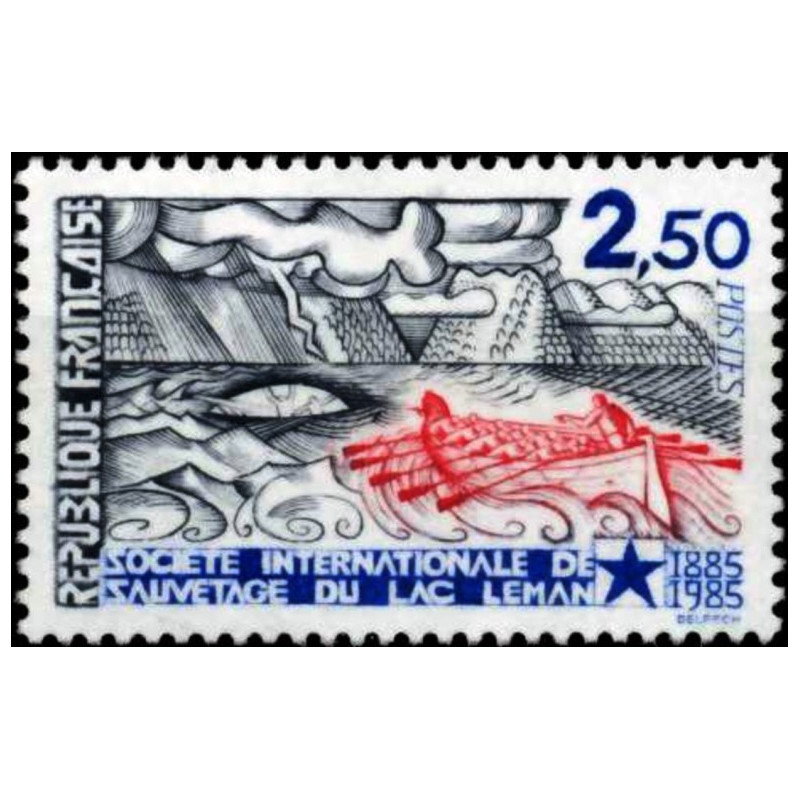 Prancūzijos pašto ženklai (1985). Ženevos ežero gelbėtojai