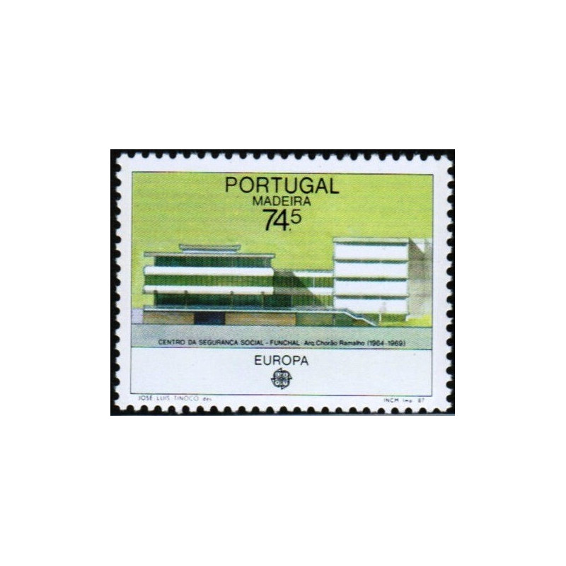 Madeiros pašto ženklai (1987). Modernioji architektūra
