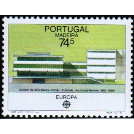 Madeiros pašto ženklai (1987). Modernioji architektūra