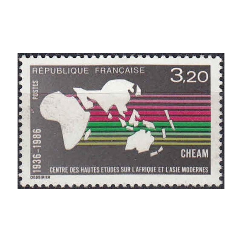 France stamps (1986) for sale. African and Asian studies