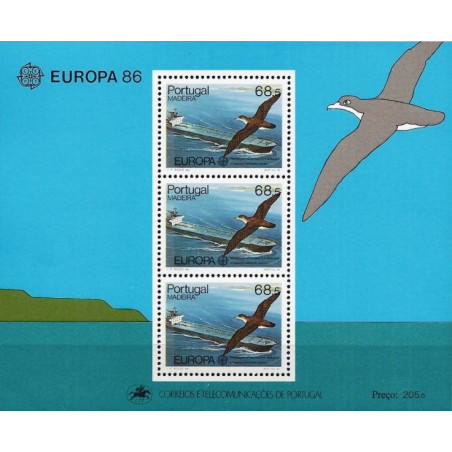Madeiros pašto ženklai (1986). Aplinkos apsauga: vandens paukščiai