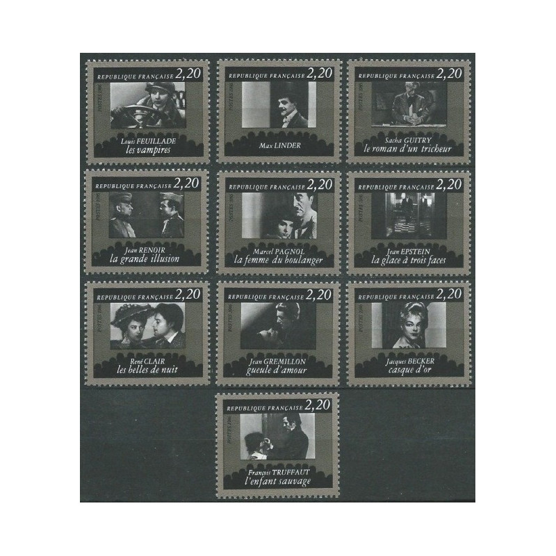 Prancūzijos pašto ženklai (1986). Kino aktoriai