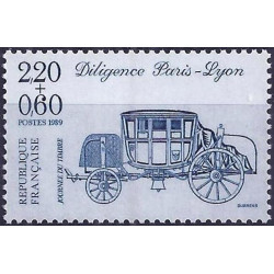Prancūzijos pašto ženklai (1989). Pašto ženklo diena (pašto karieta)