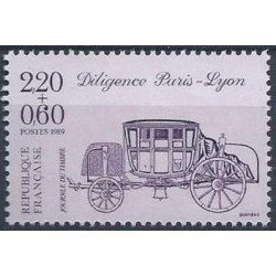 Prancūzijos pašto ženklai (1989). Pašto ženklo diena (pašto karieta)