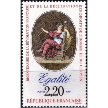 Prancūzijos pašto ženklai (1989). Didžioji Prancūzijos revoliucija