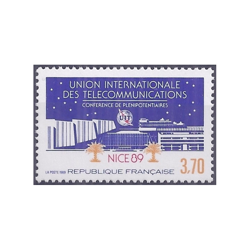 France stamps (1989) for sale. Conference of the Telecommunication Union