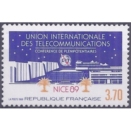 France stamps (1989) for sale. Conference of the Telecommunication Union
