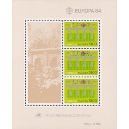 Madeiros pašto ženklai (1984). CEPT - 25-eri metai, Stilizuotas tiltas