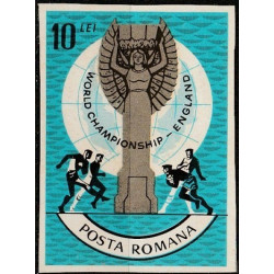 Rumunijos pašto ženklai (1966). FIFA Pasaulio taurė Anglijoje