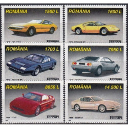 Rumunijos pašto ženklai (1999). Ferrari automobiliai