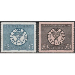 Švedijos pašto ženklai (1968). Banko jubiliejus
