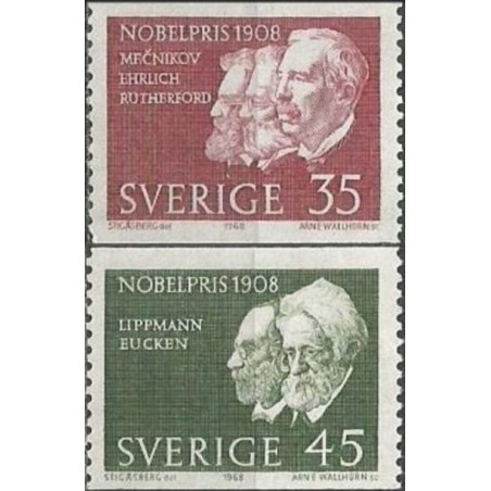 Sweden stamps (1968) for sale. Nobel Prize laureates