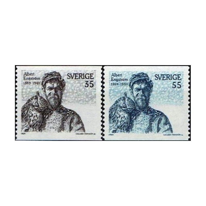 Sweden stamps (1969) for sale. Albert Engstrom (Swedish artist  and author)
