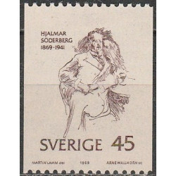 Švedijos pašto ženklai (1969). Rašytojas