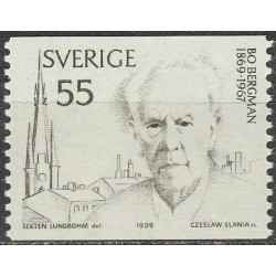 Švedijos pašto ženklai (1969). Bo Bergmanas (rašytojas)