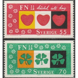 Švedijos pašto ženklai (1970). Jungtinės tautos