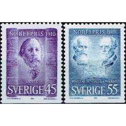 Švedijos pašto ženklai (1970). Nobel premijos laureatai