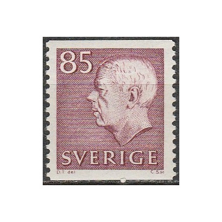 Švedijos pašto ženklai (1971). Karalius Gustavas VI