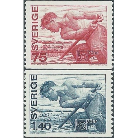 Sweden stamps (1973) for sale. Labour Unions