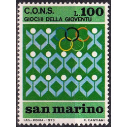 San Marino pašto ženklai (1973). Jaunimo sporto žaidynės