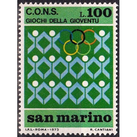 San Marino pašto ženklai (1973). Jaunimo sporto žaidynės