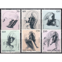 San Marino pašto ženklai (1977). Žmonės