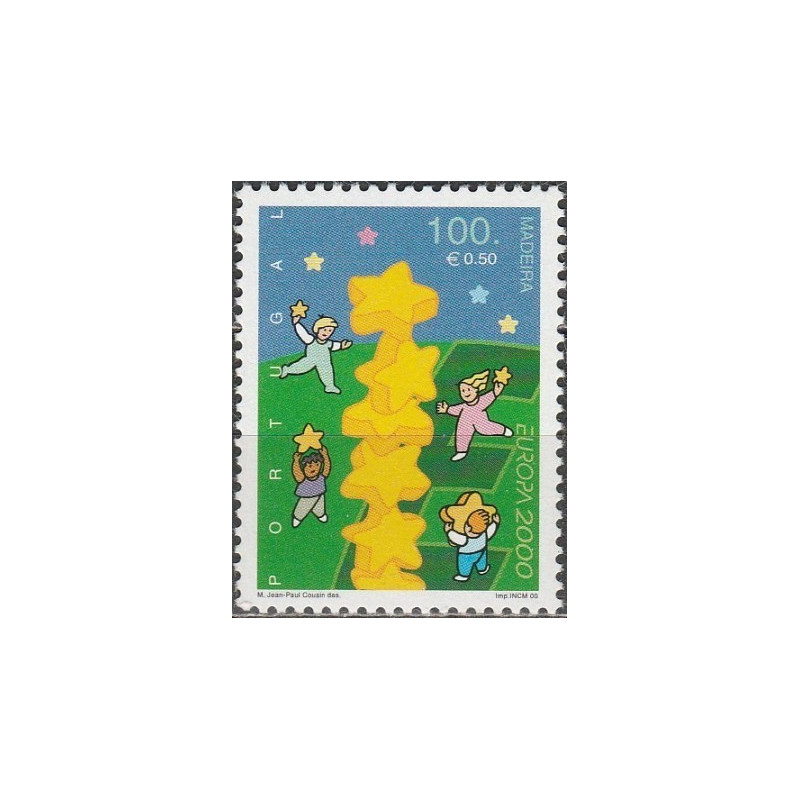 Madeiros pašto ženklai (2000). Stilizuotas bokštas iš 6 žvaigždžių