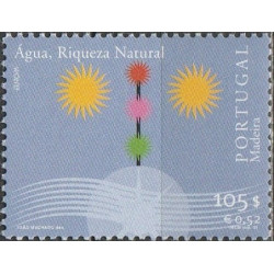 Madeiros pašto ženklai (2001). Europa (vandens ištekliai)