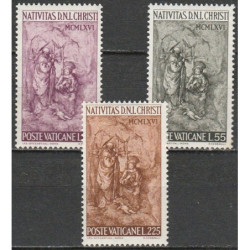 Vatikano pašto ženklai (1966). Kalėdos